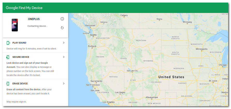 google find my device