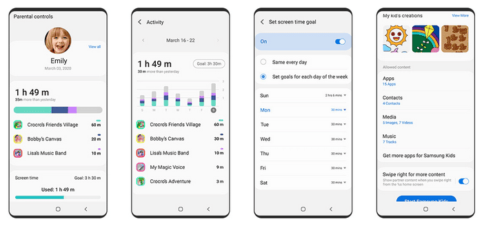 set parental controls on SamSung
